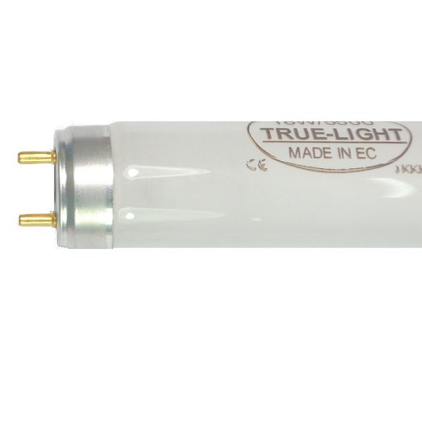 Réglette LED T8 simple + 1 tube LED TRUE-LIGHT